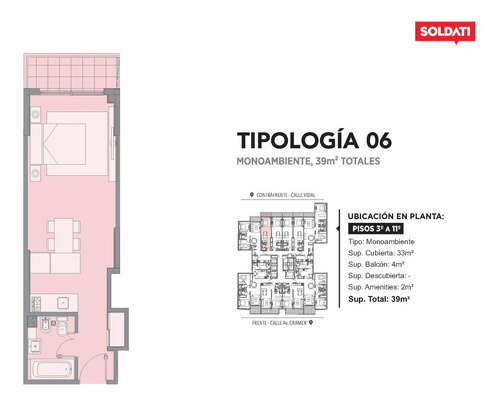 My Residence  : Venta Departamento 1 Ambiente- Belgrano