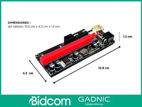 Kit X 10 Riser Ver 009s 6pin 16x Usb Eth Btc Cripto Mineria