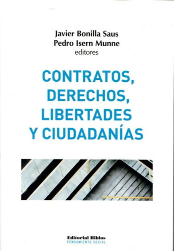 Contratos, Derechos, Libertades Y Ciudadanías, De Bonilla Saus, Isern Munne. Editorial Biblos, Edición 1 En Español