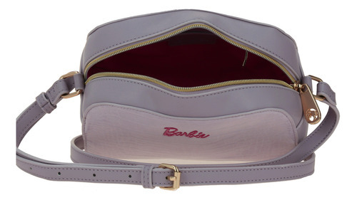 Crossbody /m Barbie Gorett Br22035-v Gaga Acabado de los herrajes Oro Color Lavanda Color de la correa de hombro Lavanda Diseño de la tela Liso