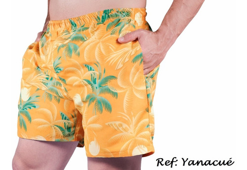 Pantalonetas Hawaianas Hombre Baño Y Playa