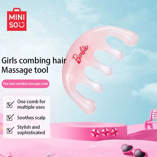 Peine De Masaje Miniso Barbie Con 5 Garras Con Forma De Meri