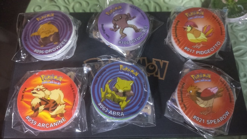 Imagen 3 de 7 de Taps Pokemon Coleccion Completa 151 Tazos + 9 Personajes