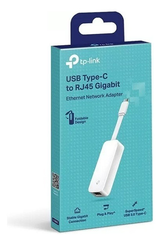 Adaptador Usb C Plug & Play Rj45 1000mbps Laptop Ethernet