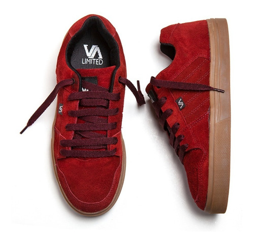 Imagen 3 de 5 de Zapatillas Skate Urbanas Va Cuero Envio Gratis Bordo Carame