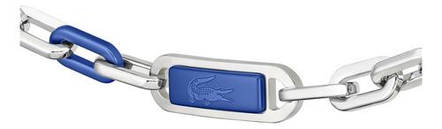 Pulsera Lacoste Crew 2040368 Acero Inoxidable Azul