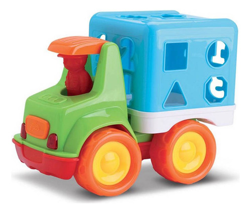 Caminhão Infantil Baby Truck Encaixes C/ 20 Peças - Roma