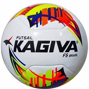 Bola De Futsal Kagiva F5 Brasil Pro+bomba Encher Bolas/pneus