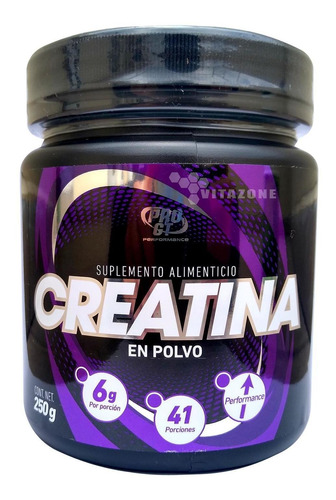 Creatina Progt 250 Grs Sin Sabor 41 Porciones