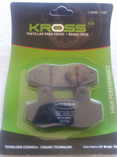 Pastillas De Frenos Para Pulsar Y Otras Marca Kross
