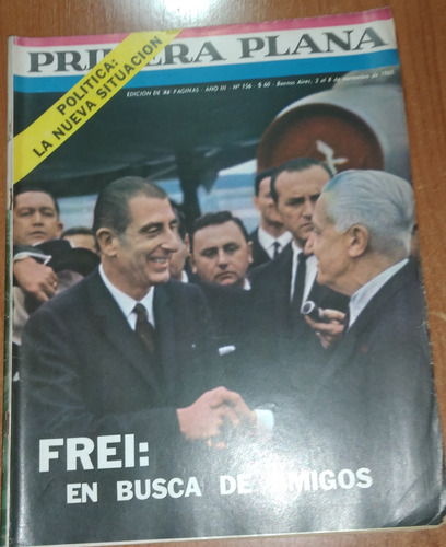 Revista Primera Plana N°156   2 Al 8 De Noviembre De 1965