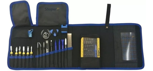 Kit Jogo Chaves, Espátulas E Ferramentas 67 Pçs C/ Bag Case