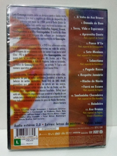 Dvd Luiz Gonzaga - Danado De Bom, Lacrado.