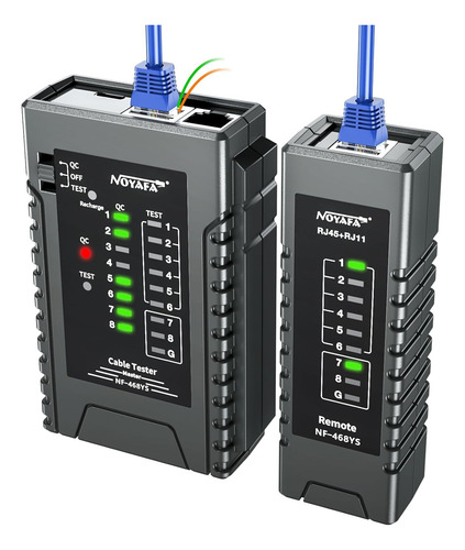 Noyafa Nf-468ys Probador De Cable De Red, Probador Ethernet