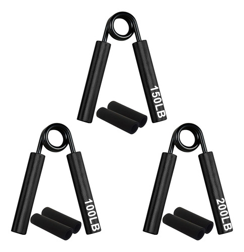 3pc Ejercitador De Dedos Fortalecedor De Mano Grips,15/20/25