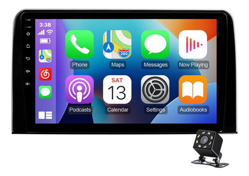 Estéreo Carplay Para Honda Crv 2017-2020 Cámara Gps Fm Bt