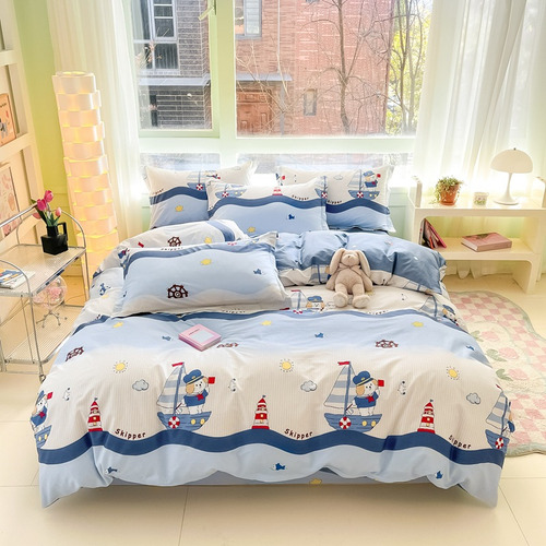 Starry Night - Lençol Com Elástico De 0,9 M, Conjunto De Trê