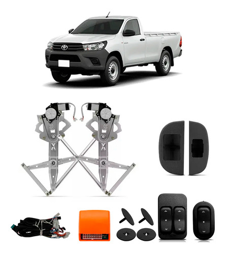 Kit Vidro Eletrico Tragial Hilux 2025 Cabine Simples 2p