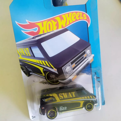 Hot Wheelsue Hw City-hw Rescue Super Van Swat Blue Metal 