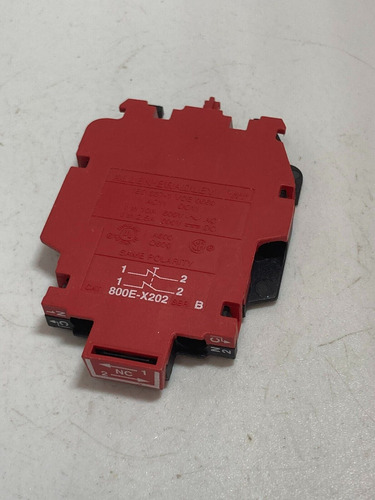 Allen Bradley 800e-x202 Contact Block 2.5a 600vdc 10a 60 Bbd