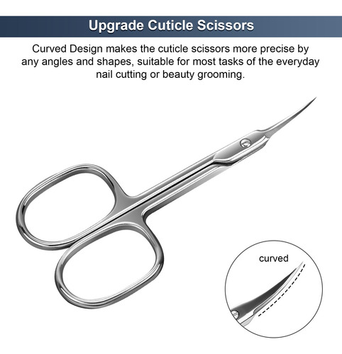 Tijeras Para Cutículas De Acero Inoxidable, Multiusos, Uñas