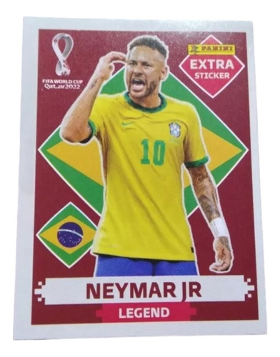 World Cup Qatar 2022 Sticker Panini Extra Neymar Jr 