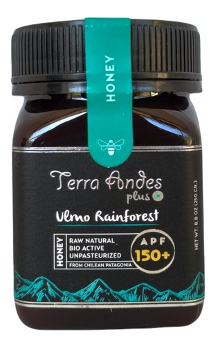 Imagen 1 de 6 de Miel Orgánica Bioactiva Ulmo Rainforest Apf 150+ 250g Terra