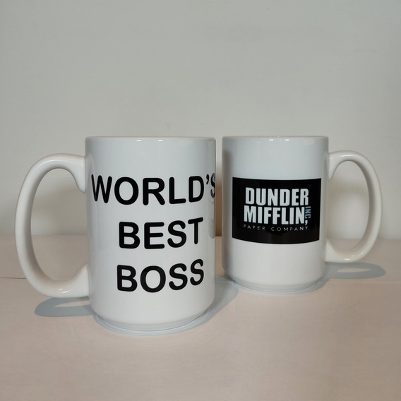 Taza The Office Worlds Best Boss 15oz | Meses sin intereses