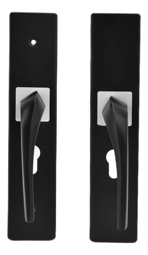 Door Knob Handle Black Simple Mute Universal Household Grip