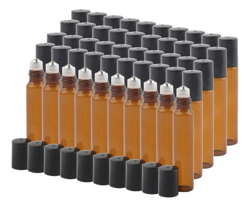 Rollerball Botella Muestra Vial A Prueba De Fugas 50 Pcs