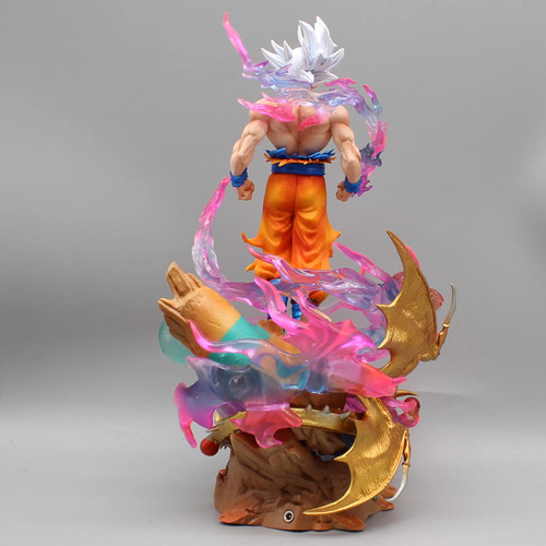 Figura Dragon Ball Z Goku Ultra Instinto Escultura Super Pvc