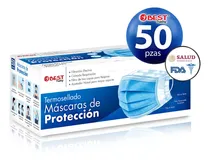 Comprar Best Trading Cubrebocas Azul 50 Piezas, Mascarilla Desechable Termosellada Tricapa, Caja De Tapabocas Con 50 Piezas Con Ajustador Nasal Oculto Y Tecnología Ligera De Filtrado Efectivo