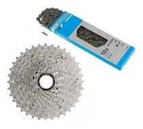 Comprar Cassete Shimano Hg50 11u002F36 + Corrente Hg54 116 Elos 10v