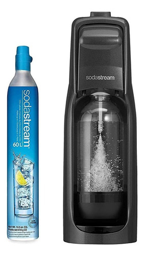 Sodastream Jet Sparkling Water Maker, Kit, Color Negro