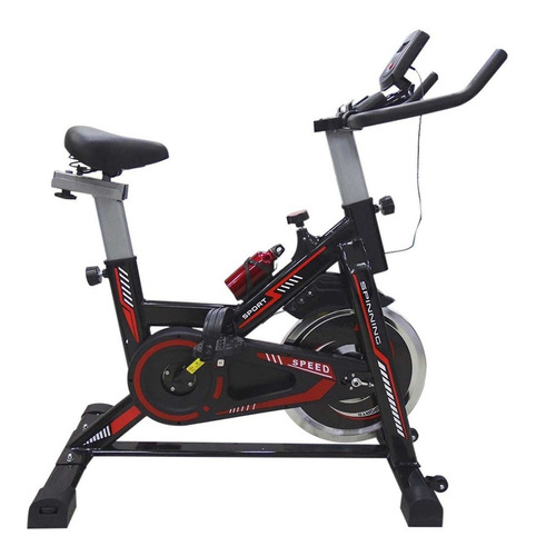 Bicicleta fija Kingsman Fitness Spinning Blood color negro