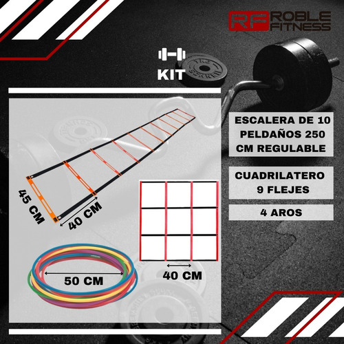 Kit Entremiento Funcional Escalera Cono Aro Minibosu Envios