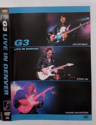 Dvd G3 Live In Denver Joe Satriani Steve Vai Yngwie