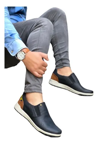 Caterpillar Zapatos Mocasines De Hombre Cat 100 De Cuero El Compras