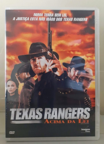 Dvd Texas Rangers Acima Da Lei - Seminovo