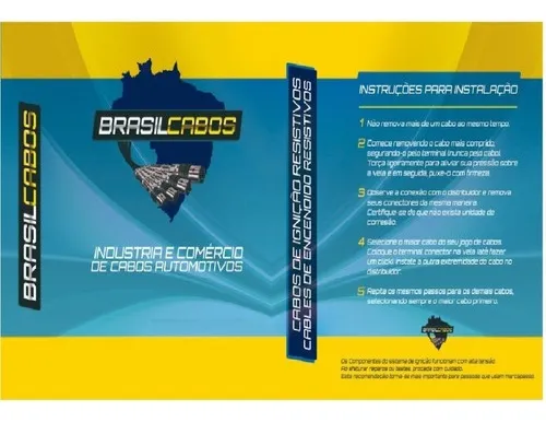Jogo De Cabos+jogo Com 4 Velas Ngk Shineray A7 Van | Frete