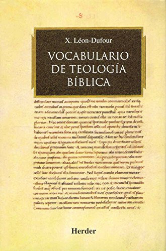 Libro Vocabulario De Teologia Biblica De Leon, Xavier Dufour