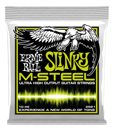 Encordoamento Ernie Ball Slinky M Steel 010-046