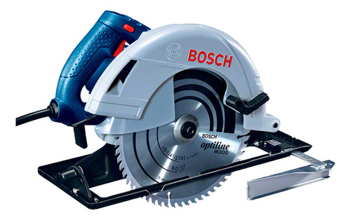Sierra circular Bosch 9.1/4, 2200 W Gks 235, color azul, voltaje 110 V