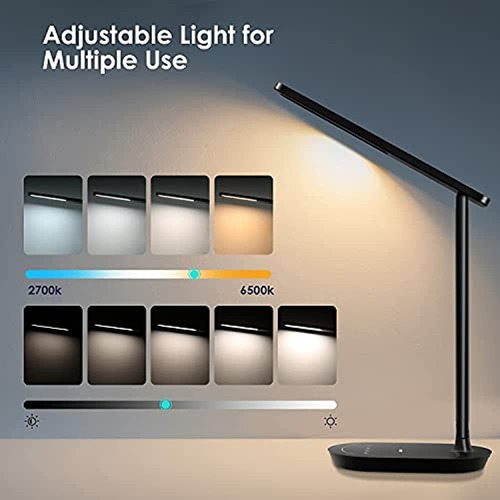 Lámpara De Escritorio Led, Lámparas De Mesa Con Protecció