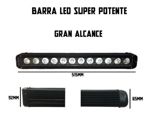 Barra Led 40'' Super  Potente Spot Gran Alcanc Utv Neumaster