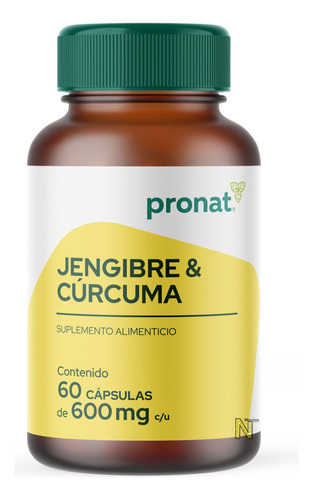 Jengibre & Curcuma (60 Cap) Pronat