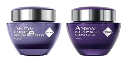 Anew Platinum Crema Antiedad +55 Protinol 50g Dia+noche Avon