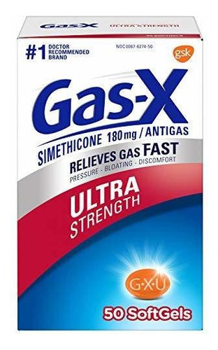 Alivio Rapido Para Gases Gas-x Ultra Strength Softgel