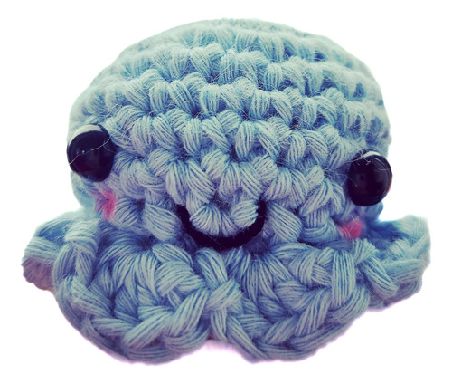 Llavero De Pulpo Amigurumi Tejido A Crochet