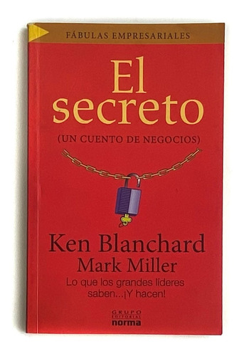 Libro El Secreto - Un Cuento De Negocios / Excelente 